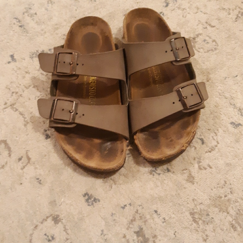 Birkenstock Size 6 Tan/Light Brown Sandles
